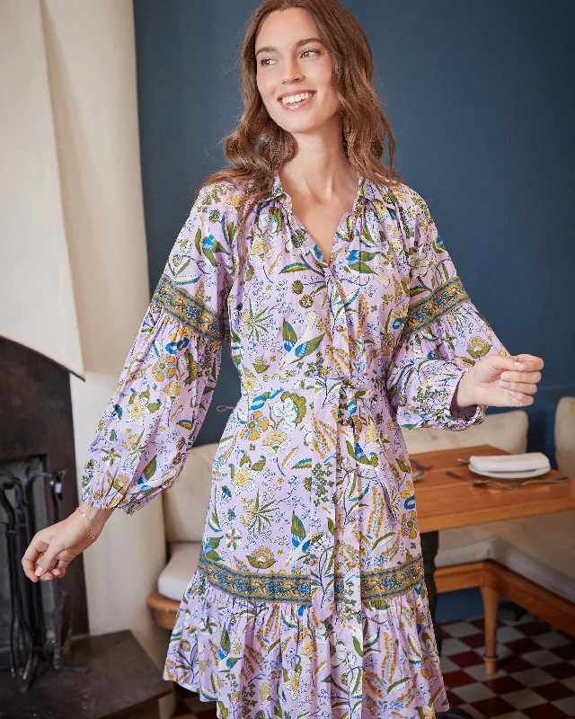 Painter's Garden - Claudia Dress - Lavender