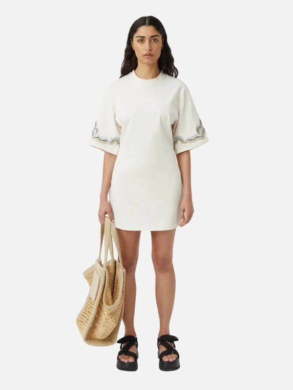 Serene Tee Dress - Ivory