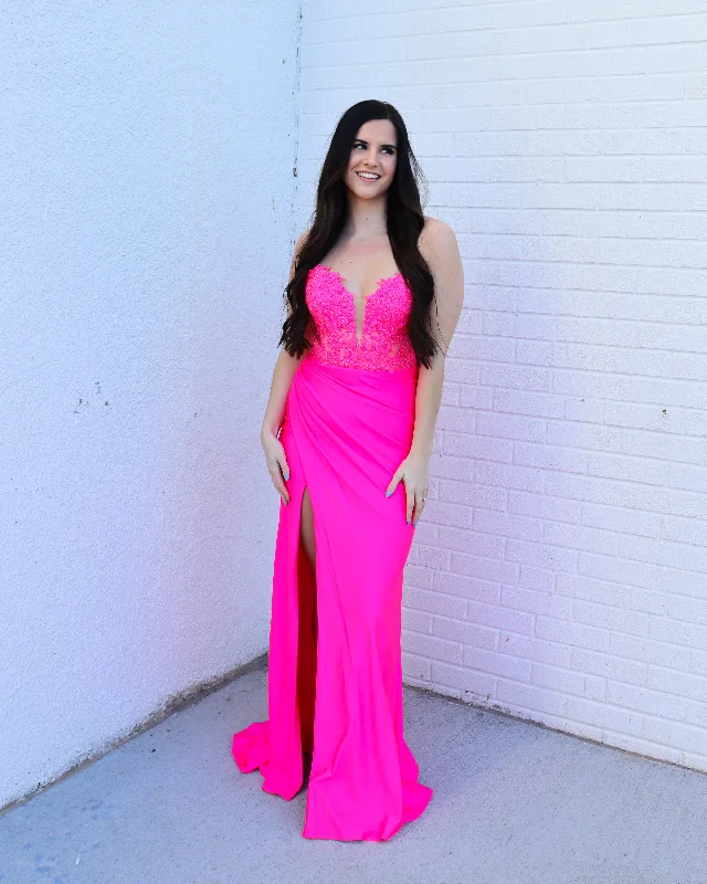 Prom Dress 31411 | Neon Pink