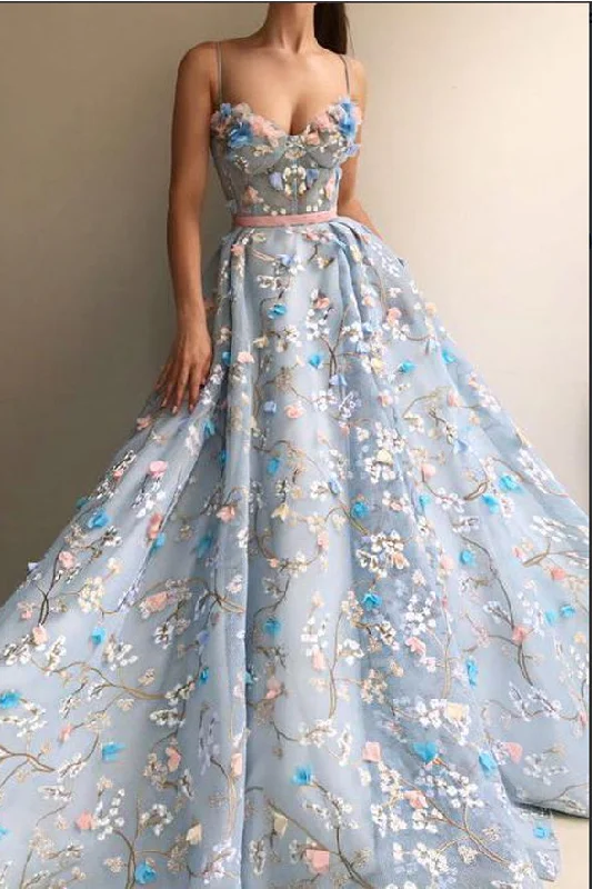 New Arrival Spaghetti Straps High Quality 3D Flowers Lace Prom Dresses Evening Dress Gowns New Arrival Spaghetti Straps High Quality 3D Flowers Lace Prom Dresses Evening Dress Gowns