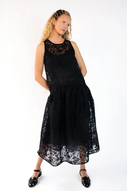 Drop Waist Dress in Organza