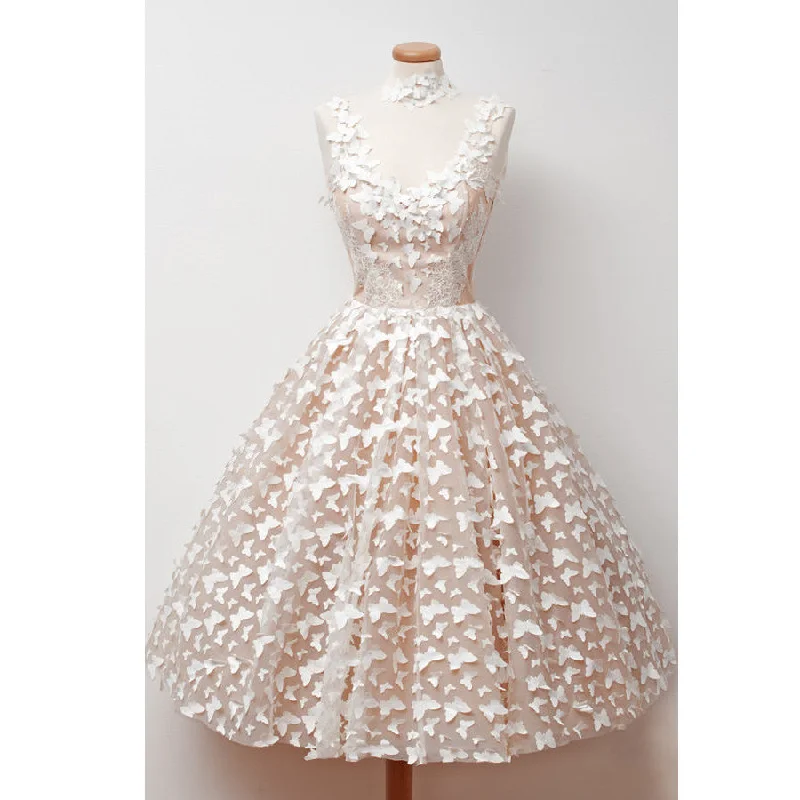 Cute Unique Applique Junior Pretty Inexpensive Short Homecoming Dresses, BG51601