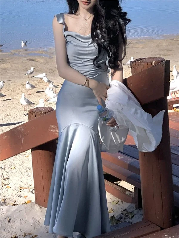 Elegant Summer New Fashion Evening Party Vintage Female Dress Mermaid Prom Dress Y6285 Elegant Summer New Fashion Evening Party Vintage Female Dress Mermaid Prom Dress Y6285