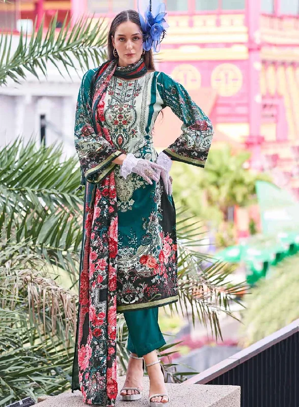 Pakistani Print Unstitched Pure Cotton Suit Dress Material with Dupatta