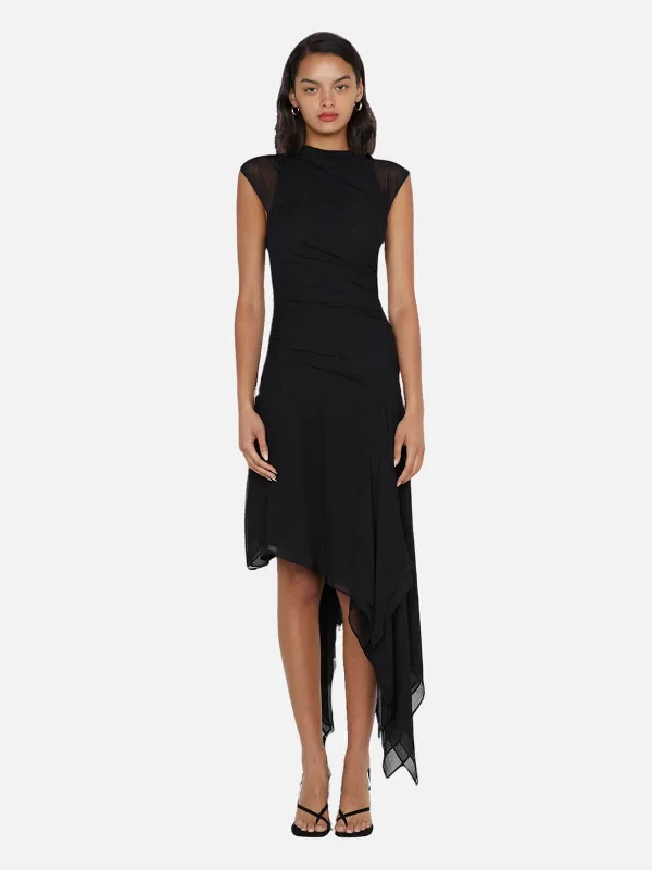 Noemi Asym Dress - Black
