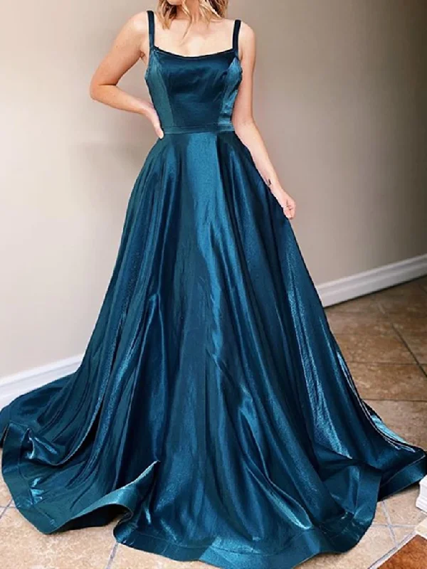 Dark Emerald Green Backless Long Prom Dresses, Dark Emerald Green Long Formal Evening Dresses Dark Emerald Green Backless Long Prom Dresses, Dark Emerald Green Long Formal Evening Dresses