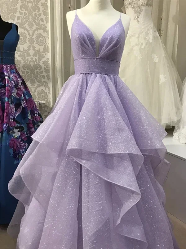 Unique V Neck Sequins Purple Prom Dresses, Unique V Neck Sequins Purple Formal Evening Graduation Dresses Unique V Neck Sequins Purple Prom Dresses, Unique V Neck Sequins Purple Formal Evening Graduation Dresses