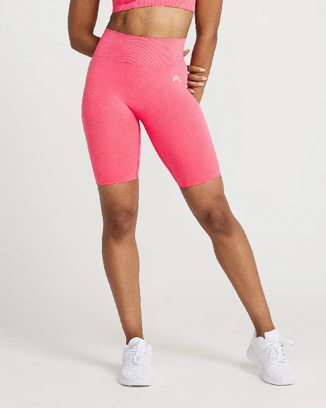 Classic Seamless Cycling Shorts | Guava Marl