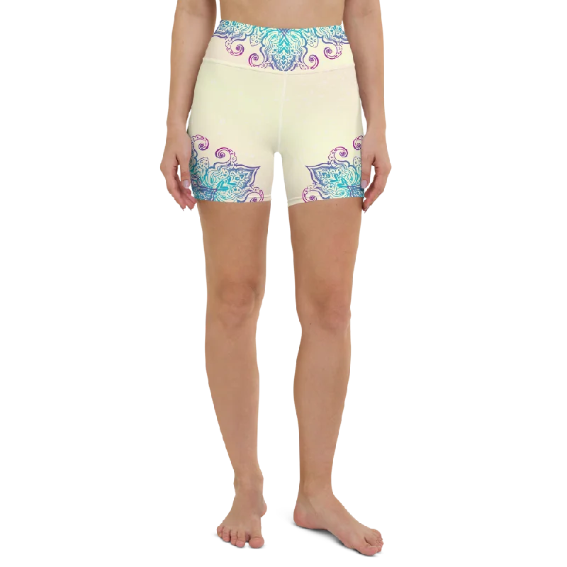 Gaia Womens Mandala Yoga Shorts