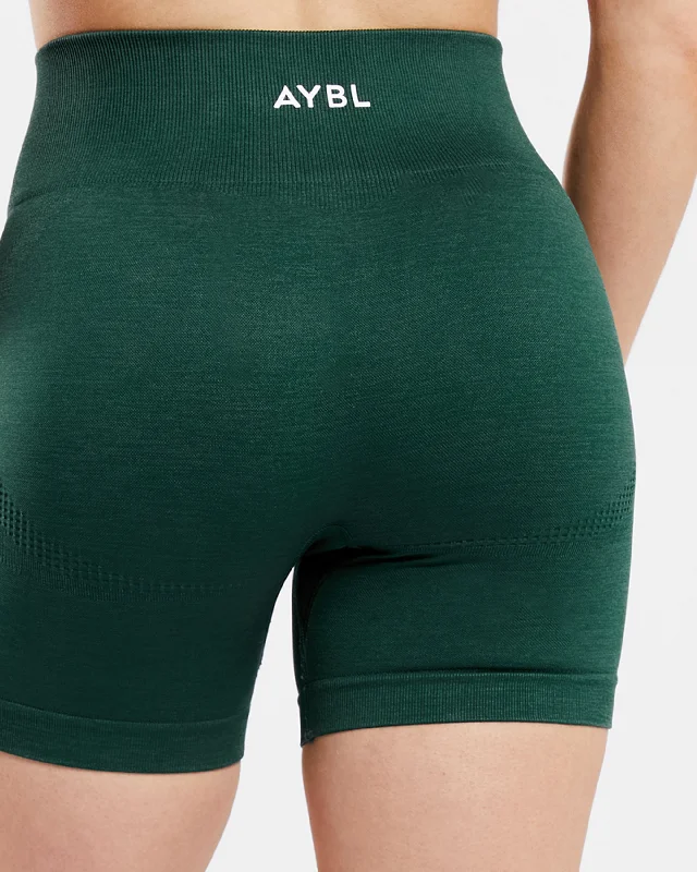 Revive Seamless Shorts - Evergreen Marl