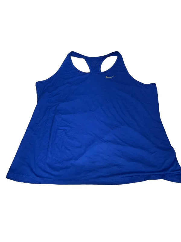 Blue Athletic Tank Top Nike, Size Xxl