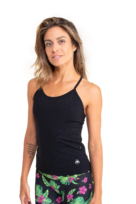 Classic Tank Top, Black, Supplex