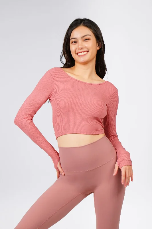 Immerse Long Sleeve Crop Top