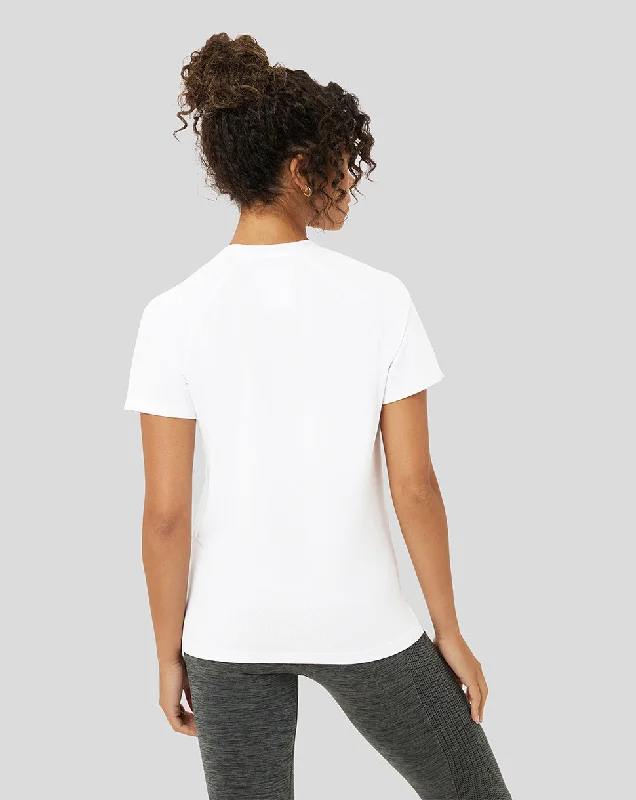 Women's White Active Training T-Shirt