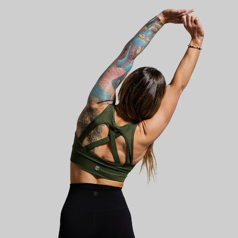 X-Factor Sports Bra (Tactical Green)