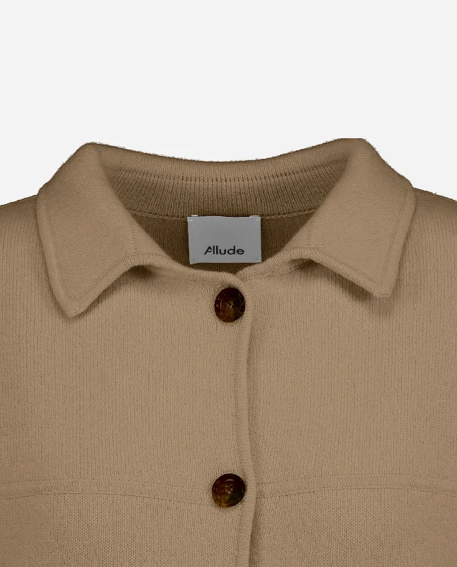 Jacket aus Cashmere-Mischung in Beige