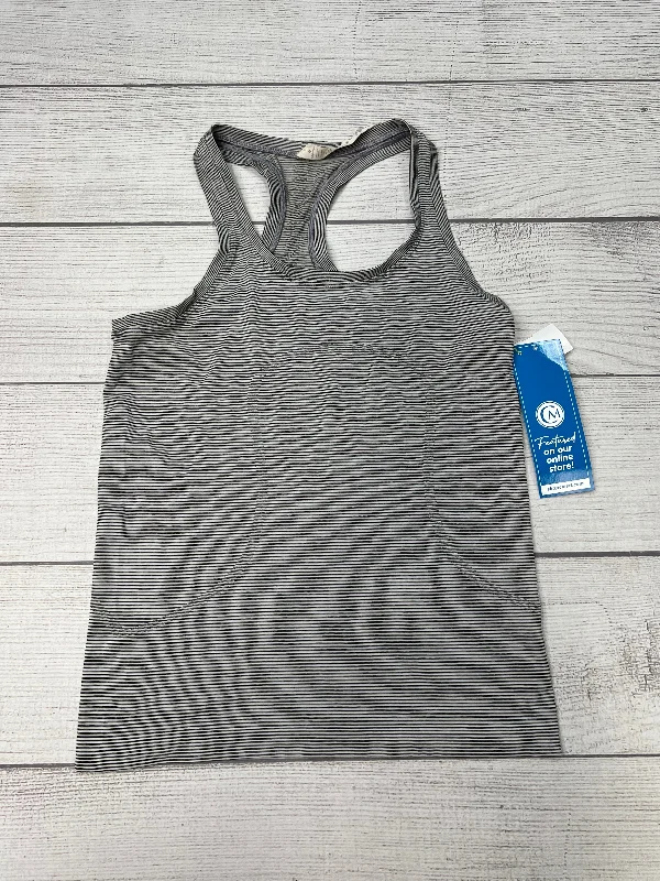 Athletic Tank Top By Lululemon In Striped, Size: M