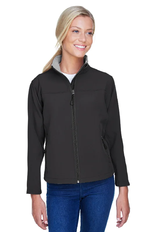 Devon & Jones Womens Wind & Water Resistant Full Zip Jacket - Black