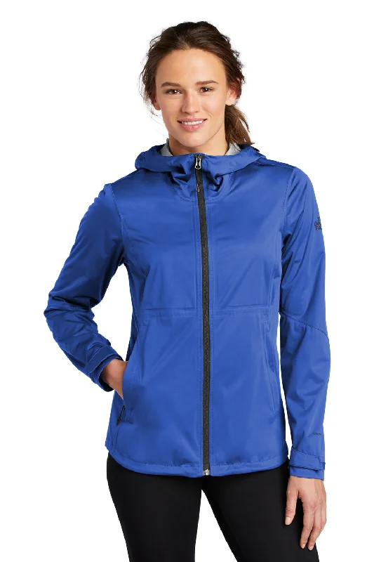 The North Face Womens All Weather DryVent Windproof & Waterproof Full Zip Hooded Jacket - Blue