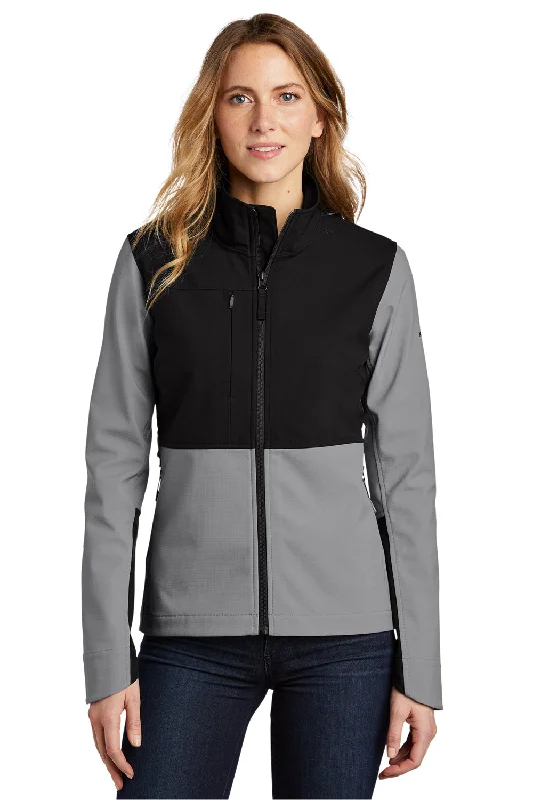 The North Face Womens Castle Rock Wind & Water Resistant Full Zip Jacket - Mid Grey - Closeout