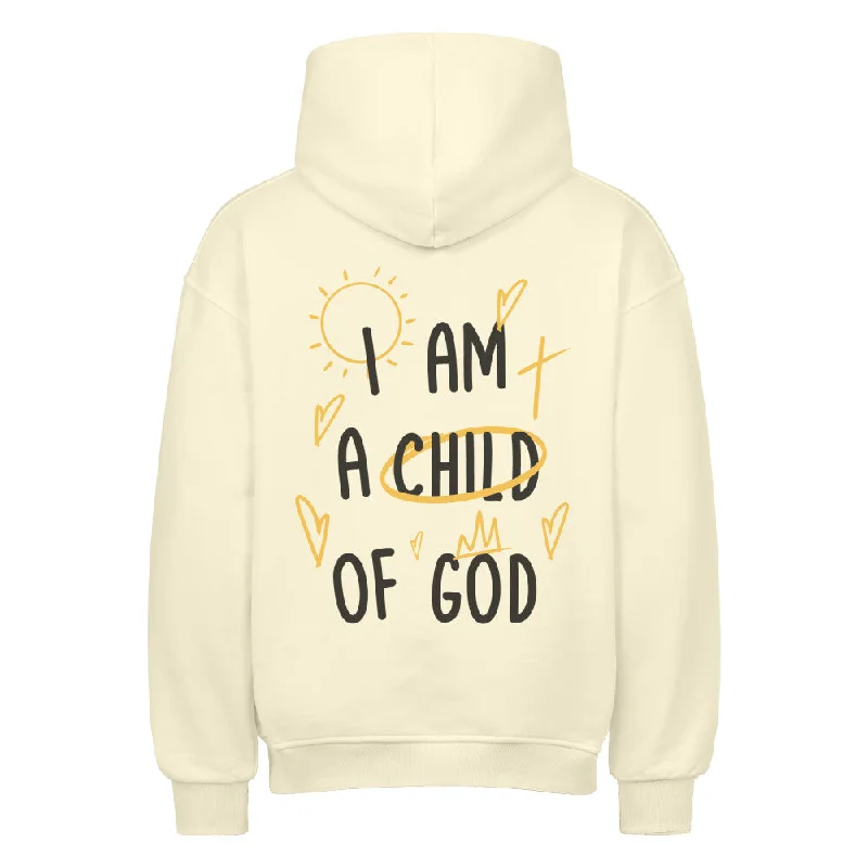 Child of God Colour Oversize Hoodie BackPrint