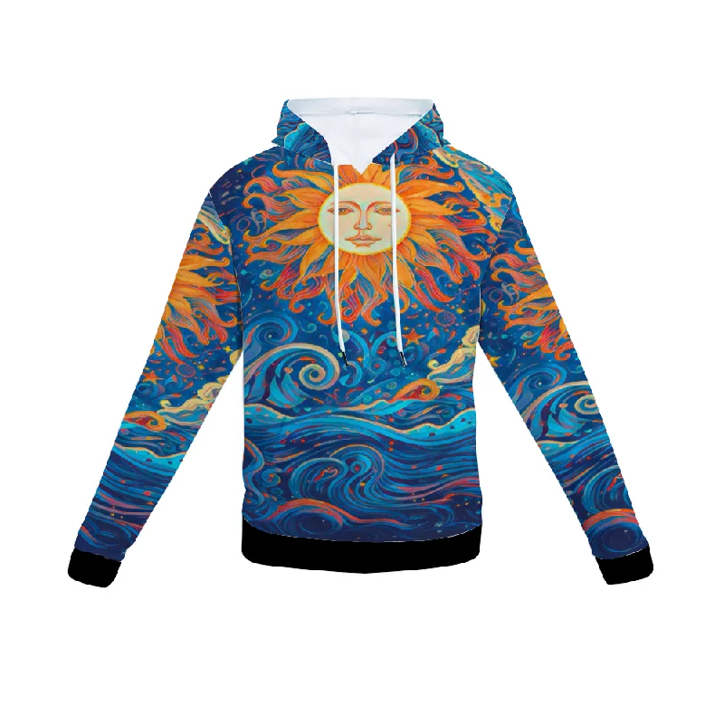 Customizable Unisex All Over Print Plush Hoodies with Pockets