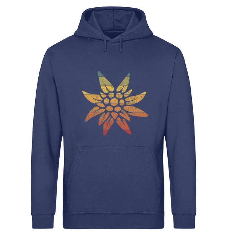 Edelweiß retro  - Unisex Organic Hoodie