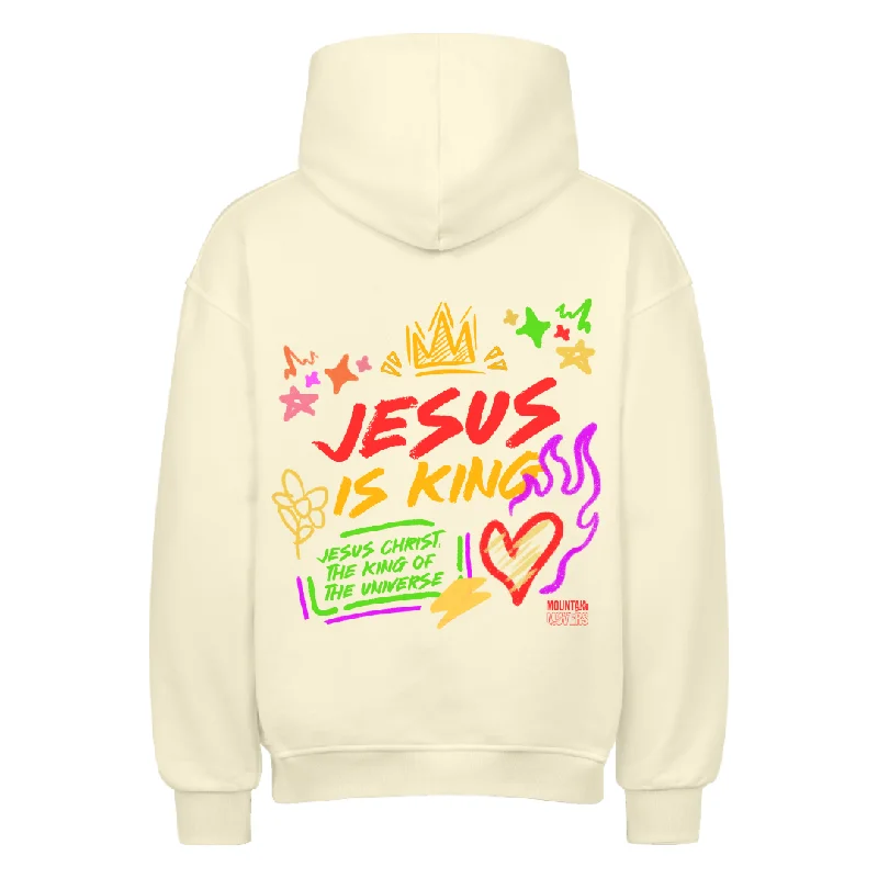 JESUS IS KING OVERSIZE HOODIE BackPrint