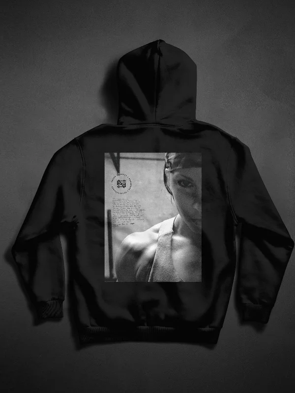 NOW MORE THAN EVER HOODIE - BLACK