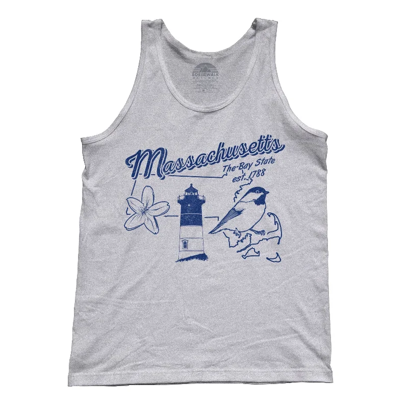 Unisex Vintage Massachusetts Tank Top