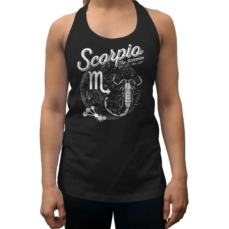 Women's Vintage Scorpio Racerback Tank Top