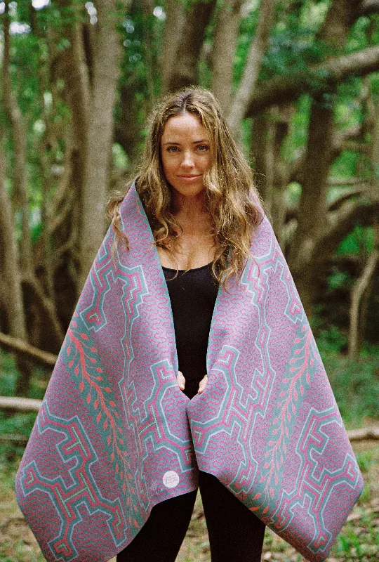 ECO YOGA MAT - AYA HEARTS - OXE - TRAVEL