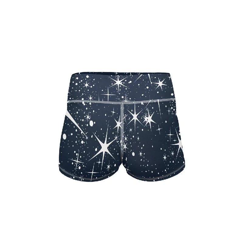 Milky Way Yoga Shorts