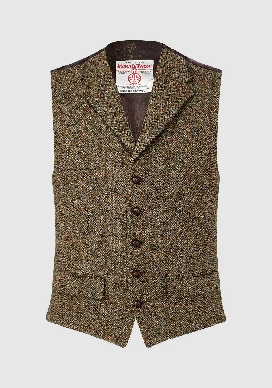 Angus Waistcoat - Brown Fashionable Buttoned Waistcoat Vest