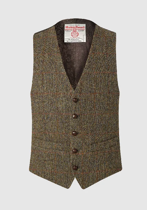 Iain Waistcoat - Brown Comfortable Faux Suede Waistcoat