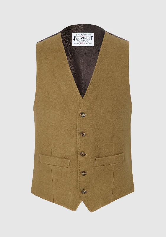 Moleskin Waistcoat - Lovat Trendy Hooded Waistcoat Jacket