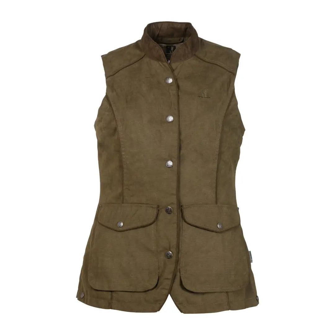 Percussion Rambouillet Original Ladies Waistcoat Fashionable Belted Waistcoat Vest