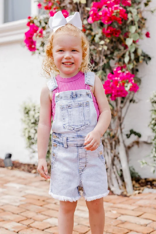 My Favorite Kid's Stretchy Shorts Overalls FINAL SALE Oversized Casual Overalls