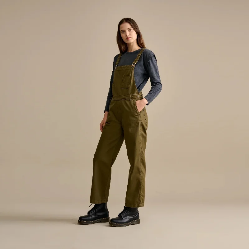 Pacha Overalls (Military) Boho Printed Jumpsuit