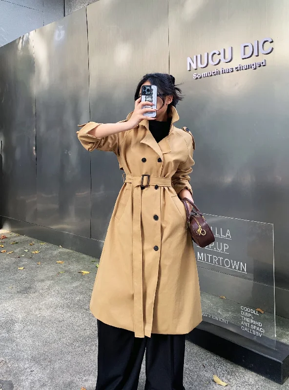 Essie Statement Premium Trenchcoat Comfortable Trench Coat Design
