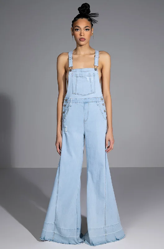 EVERYDAY WIDE LEG OVERALLS Soft Corduroy Jumpsuit