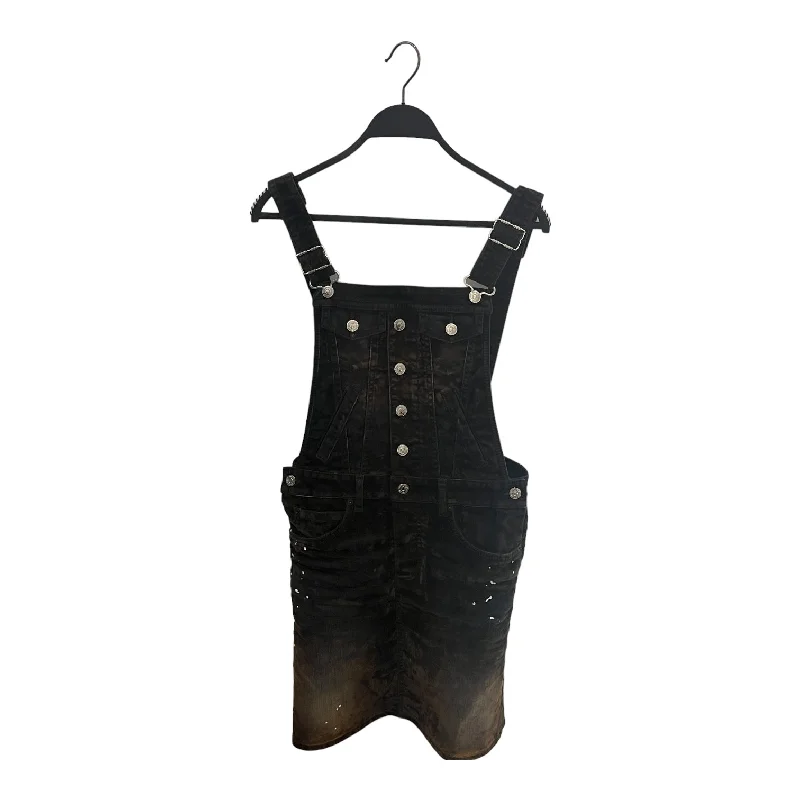 DSQUARED2/Shirt Dress/38/Cotton/BLK/Overalls Relaxed Tencel Overalls