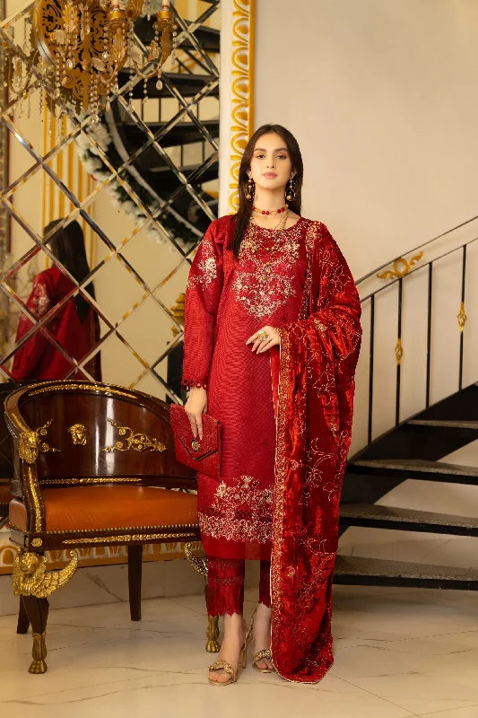 3pc Velvet Shawl Collectoin by Aabpara ABV3 Comfortable Plaid Shawl Wrap