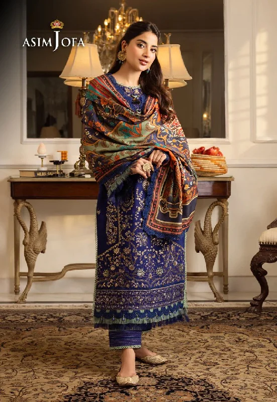 ASIM JOFA Aira Winter Shawl Collection AJIW01 Cozy Woolen Shawl Cape
