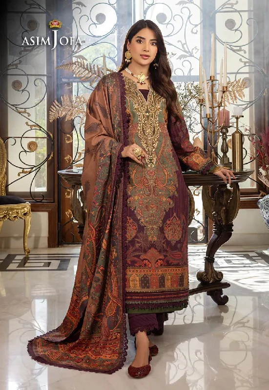 ASIM JOFA Aira Winter Shawl Collection AJIW07 Comfortable Shawl Scarf Wrap