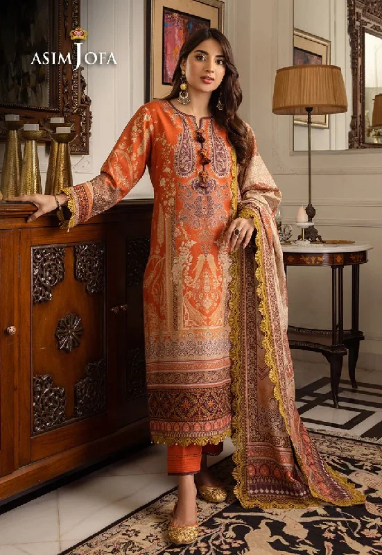 ASIM JOFA Aira Winter Shawl Collection AJIW12 Soft Cotton Shawl Cape