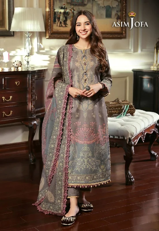 ASIM JOFA Asra Winter Shawl Collection AJAW08 Stylish Oversized Wool Shawl