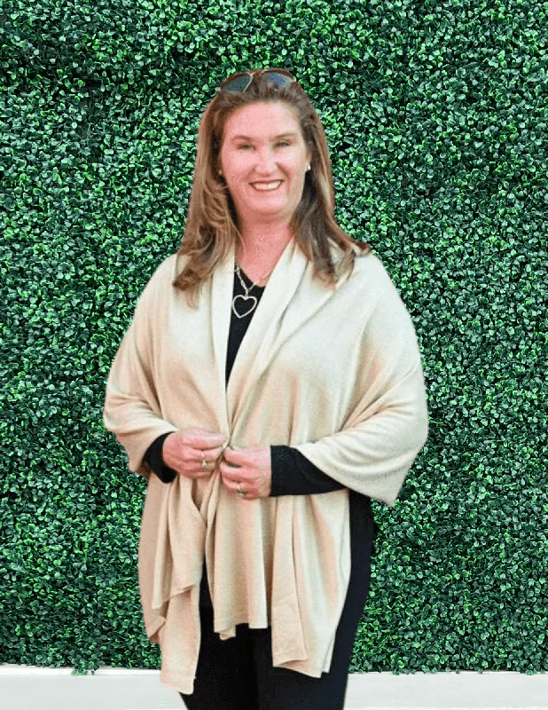 Bamboo Shawls Cozy Cashmere Shawl Throw