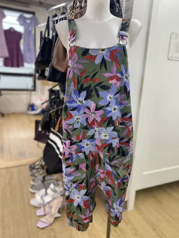Guess flowy floral overalls M Elegant Drape Jumpsuit