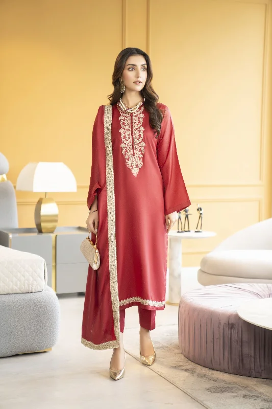 Pashmina Winter Shawl Collection by Sakeena Hasan SHP4 Warm Wool Shawl Cape
